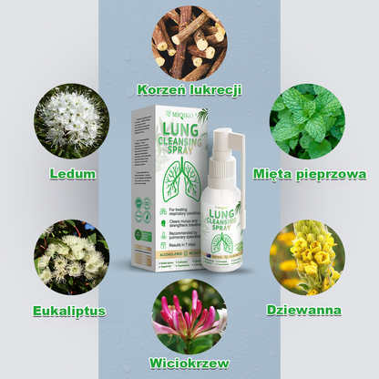 [Oficjalny flagowy sklep marki]👨‍⚕️MIQIKO® Zaawansowany spray oczyszczający płuca (☘️zalecany przez specjalistów od płuc☘️)