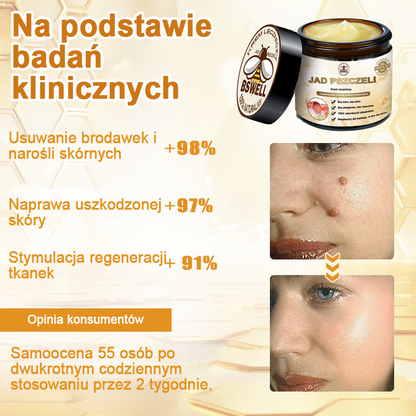[𝐎𝐟𝐢𝐜𝐣𝐚𝐥𝐧𝐲 𝐬𝐤𝐥𝐞𝐩 𝐟𝐥𝐚𝐠𝐨𝐰𝐲] 𝑩𝑺𝑾𝑬𝑳𝑳® Krem z jadami pszczół 👨‍⚕️ Zalecane gorąco przez Polskie Towarzystwo Dermatologiczne🐝